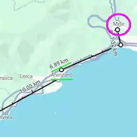 Voltri Arenzano 2 K M Dal Mare Διαμέρισμα Γένοβα